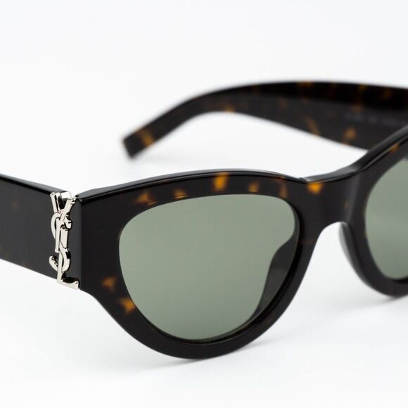 Saint Laurent Women Sunglasses Havana Green Cat Eye SLM94 008 BRAND NEW main image 10